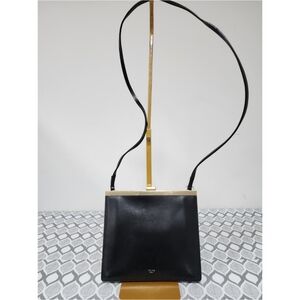 Céline Small Clasp Bag Black